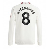 Fotballdrakt Herre Manchester United Bruno Fernandes #8 Tredjedrakt 2023-24 Langermet
